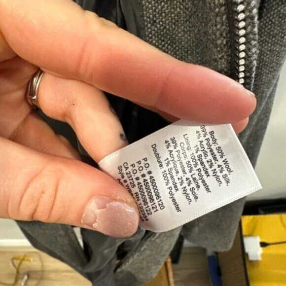 ⭐️ Like new- BABATON BOWMAN WOOL BLEND FULL ZIP BLAZER JACKET - Picture 7 of 8